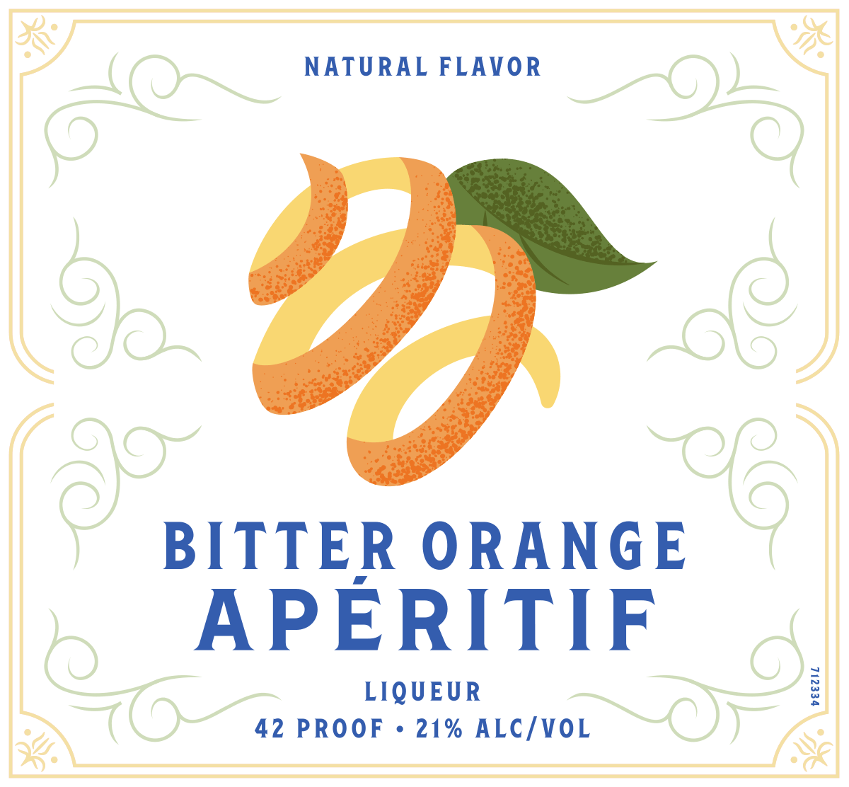 Leroux® Bitter Orange Apéritif label