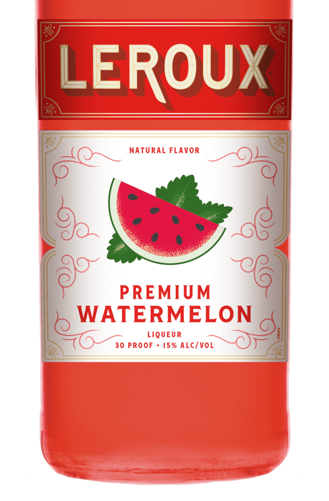 Leroux® Premium Watermelon Liqueur half bottle